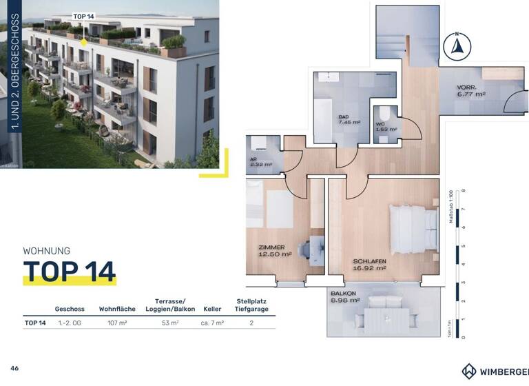 Wohnung zum Kauf - Erstbezug 529.200 € 3 Zimmer 107 m² Linzer Straße 6 Vöcklabruck 4840
