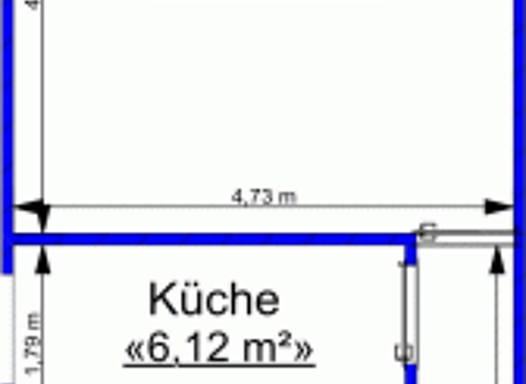 Wohnung zur Miete 548 € 2 Zimmer 54,8 m² 1. Geschoss frei ab 01.06.2026 Berliner Straße 11 Innenstadt Gera 07545