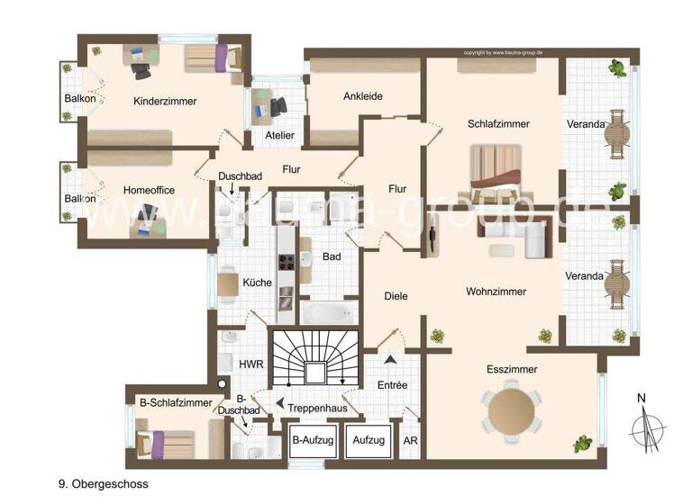 Wohnung zum Kauf provisionsfrei 330.000 € 7 Zimmer 242 m² 9. Geschoss Rio de Janeiro / Copacabana 22060-020