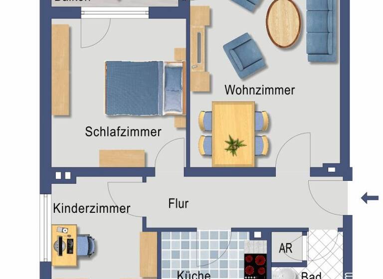 Wohnung zum Kauf provisionsfrei 254.100 € 3 Zimmer 69,8 m² EG Mintarder Weg 2 Unterrath Düsseldorf 40472