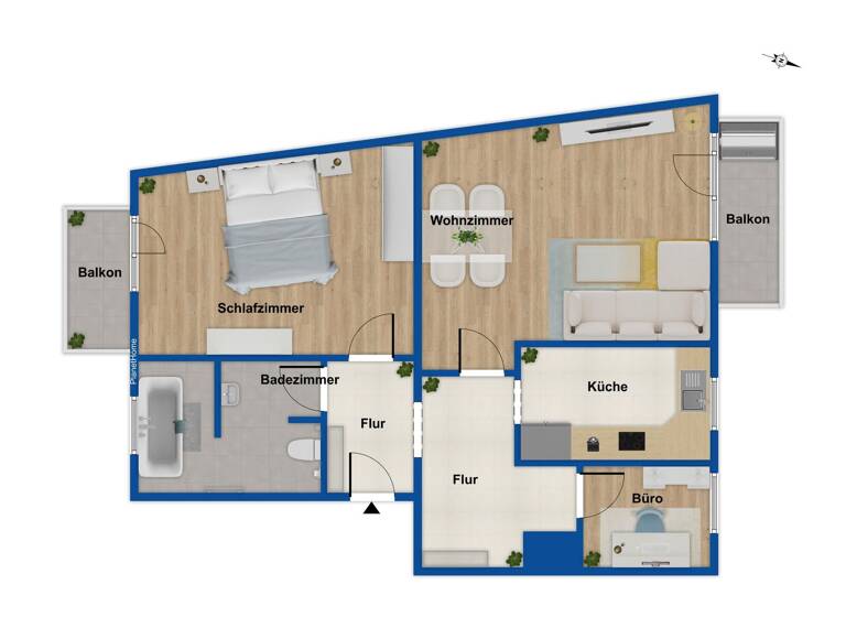 Wohnung zum Kauf 437.000 € 2 Zimmer 74 m²<br/>Wohnfläche 2.<br/>Geschoss Partenkirchen Garmisch-Partenkirchen 82467