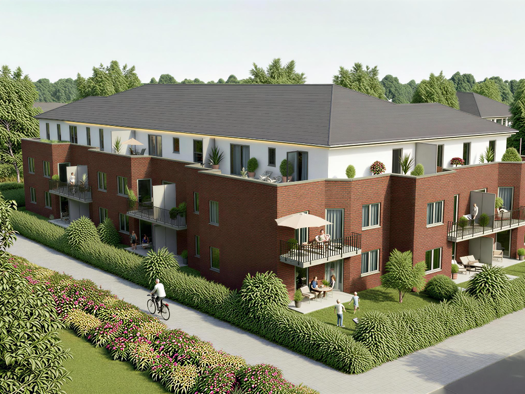 Penthouse zum Kauf - Erstbezug provisionsfrei 355.000 € 2 Zimmer 64,7 m² 2. Geschoss Sülzbogen Reppenstedt 21391