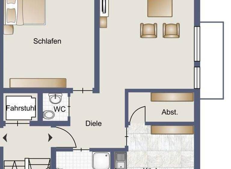 Wohnung zum Kauf 380.000 € 2 Zimmer 91,5 m² Leimen 69181