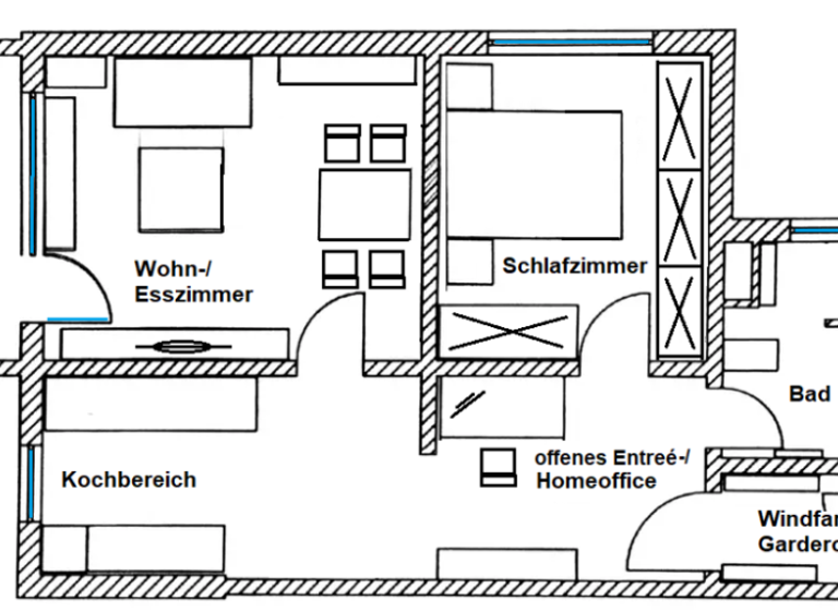 Wohnung zur Miete 950 € 2,5 Zimmer 68 m² 6. Geschoss Sieglitzhof Erlangen 91054