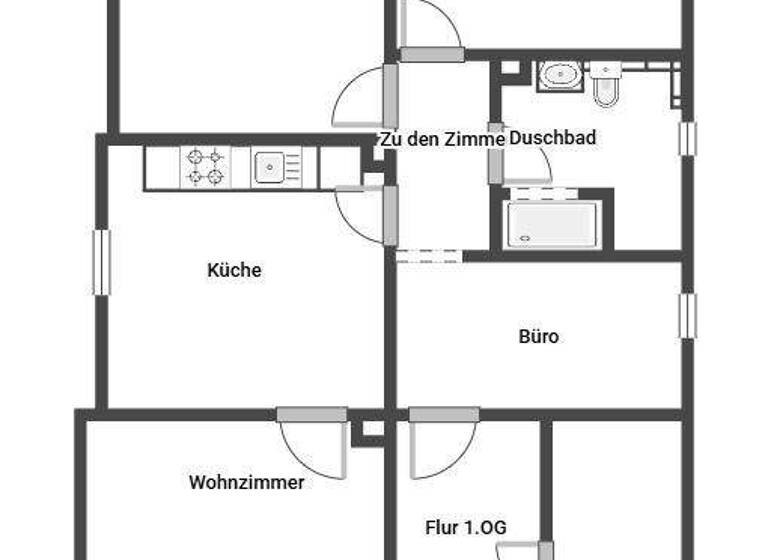 Wohnung zum Kauf 190.000 € 3,5 Zimmer 89 m² 1. Geschoss Eglsee Brunn 93164
