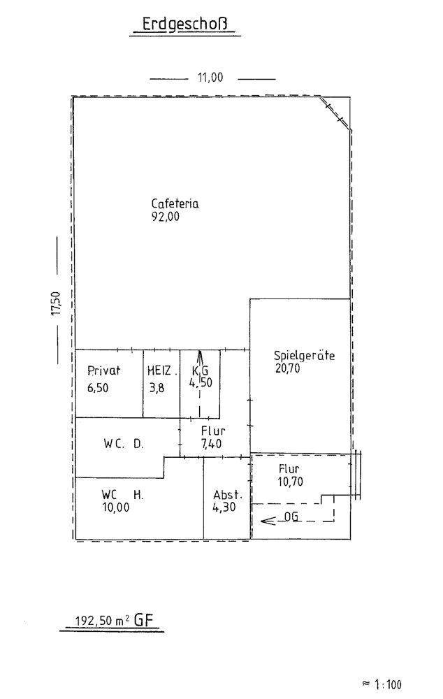 Ladenfläche zur Miete 850 € 2 Zimmer Hauptstrasse 58 Woltrup-Wehbergen Ankum 49577