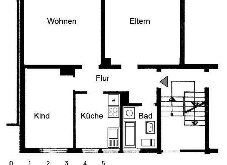 Wohnung zur Miete 579 € 3 Zimmer 66 m² EG Am Mismahlshof 49 Obermeiderich Duisburg 47137