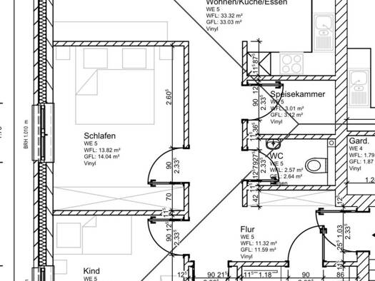 Wohnung zur Miete 1.092 € 2,5 Zimmer 91 m² Geschoss 1/1 frei ab 01.12.2026 Weddelbrook 24576