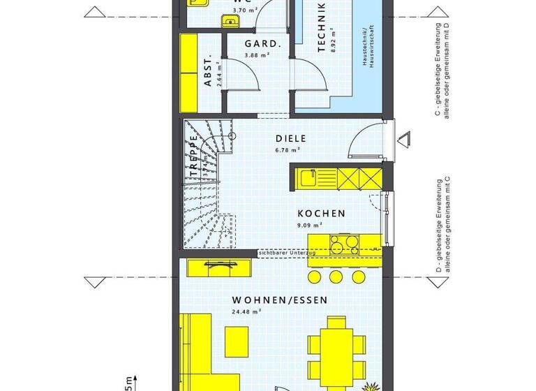 Doppelhaushälfte zum Kauf 672.280 € 8 Zimmer 125,7 m² 470 m² Grundstück Duvenstedt Hamburg 22397