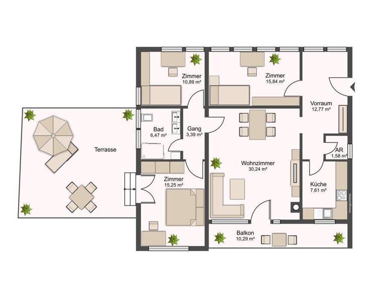 Wohnung zum Kauf 571.000 € 4 Zimmer 104 m² 1. Geschoss frei ab 31.12.2027 Arzlerstraße 154 Arzl Innsbruck 6020
