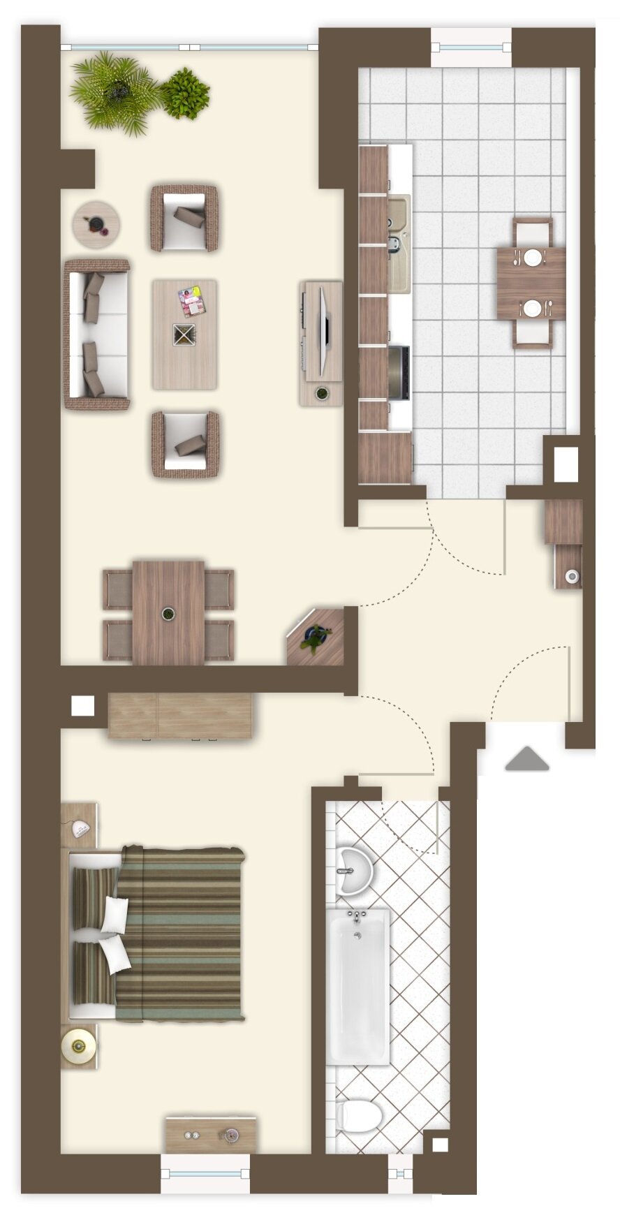 Wohnung zur Miete 465 € 2 Zimmer 58,2 m²<br/>Wohnfläche EG<br/>Geschoss Gottlaßstraße 23 Wahren Leipzig 04159