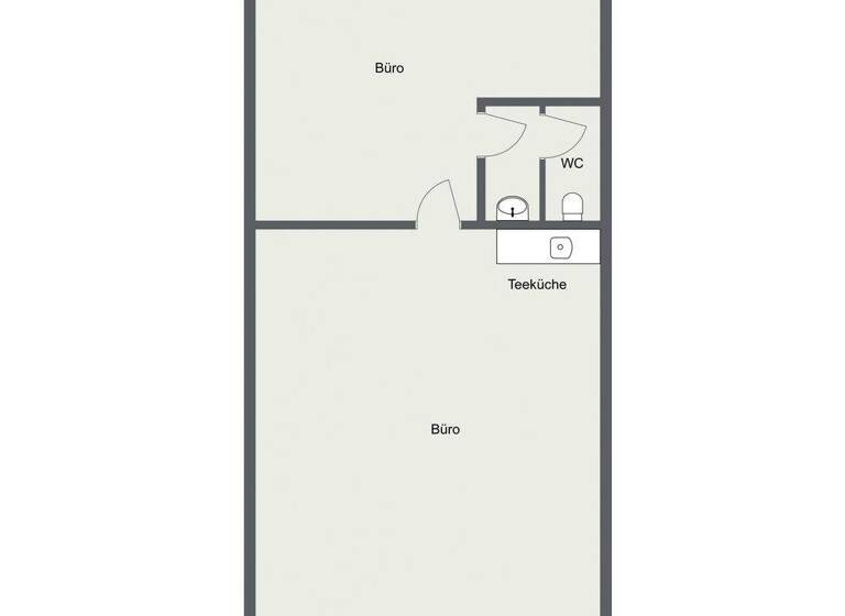 Büro zur Miete 457 € 2 Zimmer 76,2 m² Bürofläche Suhl 98527