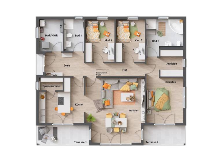 Haus zum Kauf provisionsfrei 408.845 € 4 Zimmer 128 m² 561 m² Grundstück Ransweiler 67808