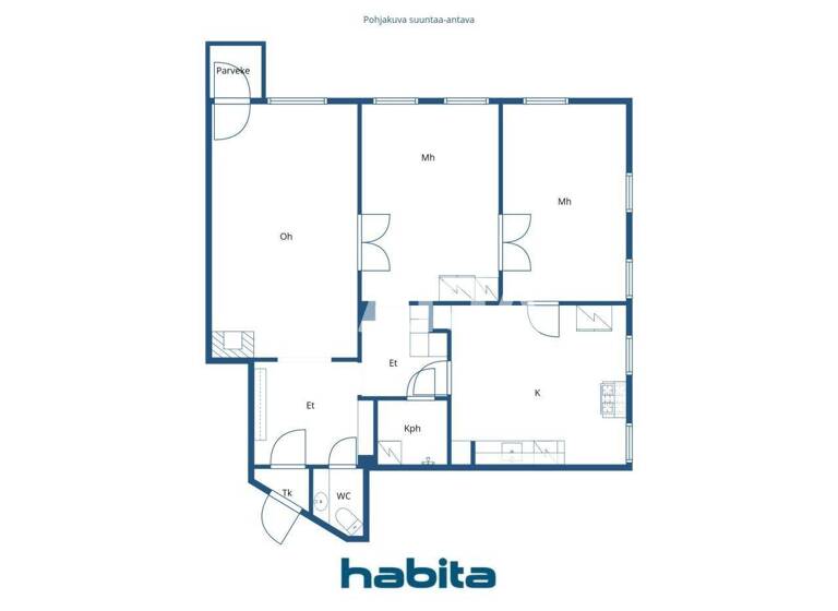 Studio zum Kauf 299.000 € 3 Zimmer 108 m² 3. Geschoss Rauhankatu 33 Porvoo 06100