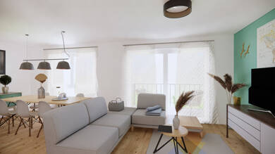 Wohnung zum Kauf 375.900 € 2 Zimmer 66 m² 1. Geschoss Linkenheim Linkenheim-Hochstetten 76351