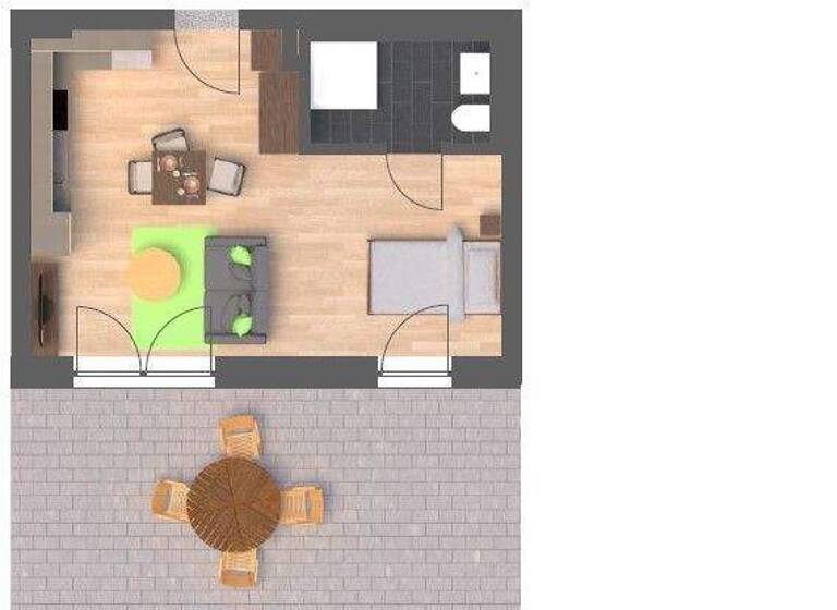 Studio zur Miete - Erstbezug 717 € 1 Zimmer 47,8 m² 5. Geschoss frei ab sofort Niedervellmar Vellmar 34246