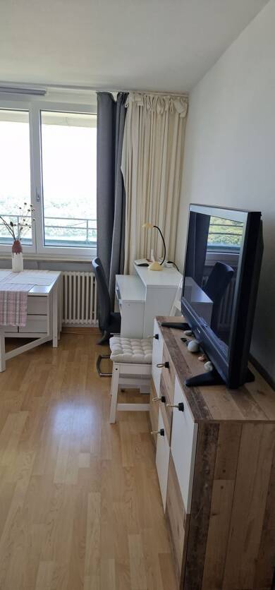 Wohnung zur Miete 600 € 1 Zimmer 31 m² Geschoss 18/18 frei ab sofort Haunstetter Straße 95 Hochfeld Augsburg 86161