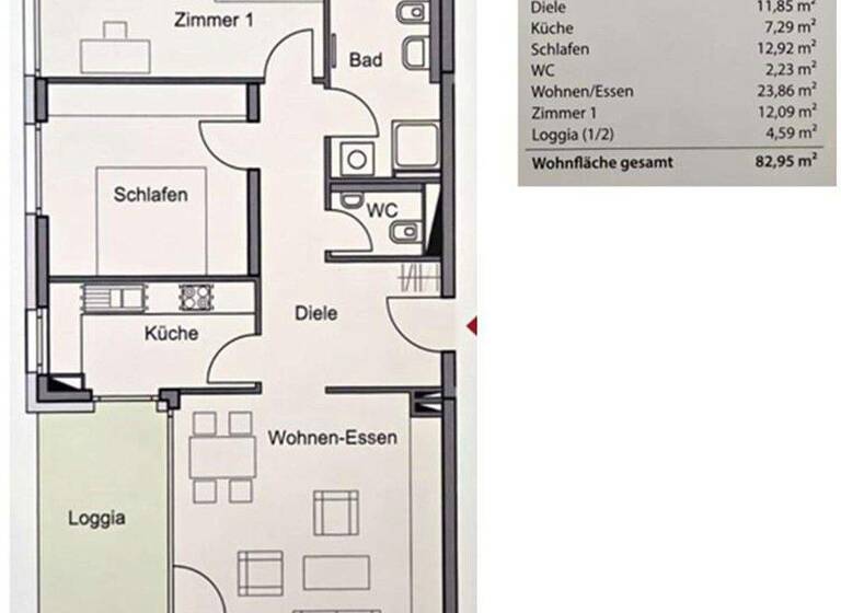 Wohnung zum Kauf provisionsfrei 424.000 € 3 Zimmer 83 m² 1. Geschoss Holzgerlingen 71088