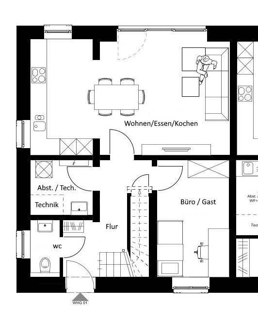 Maisonette zur Miete 920 € 3 Zimmer 80,1 m²<br/>Wohnfläche 2.<br/>Geschoss 01.02.2025<br/>Verfügbarkeit Gronau Gronau 48599