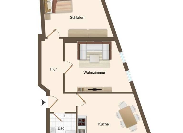 Wohnung zum Kauf 233.000 € 2 Zimmer 85,3 m²<br/>Wohnfläche 3.<br/>Geschoss City Bayreuth 95448