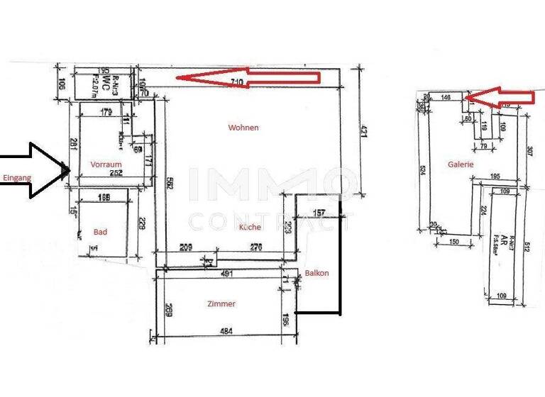 Wohnung zur Miete 528 € 2,5 Zimmer 86,5 m² 3. Geschoss Burggasse 17 Innere Stadt Graz 8010