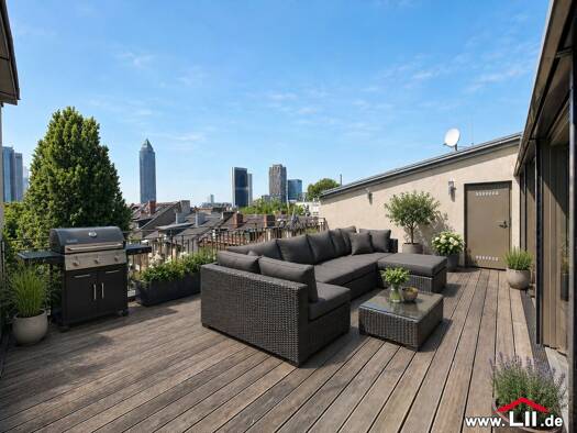 Penthouse zum Kauf 1.770.000 € 4 Zimmer 152,6 m² 5. Geschoss Westend-Süd Frankfurt am Main 60325