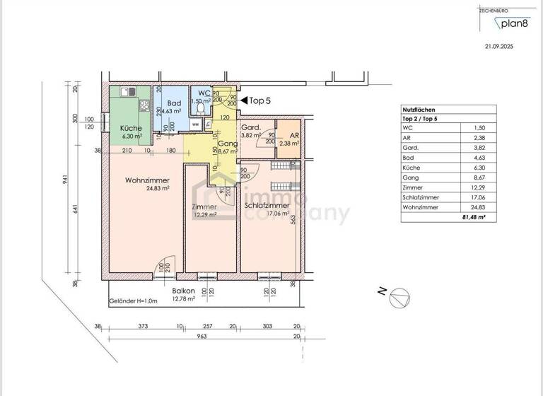 Wohnung zum Kauf - Erstbezug 349.600 € 3 Zimmer 81 m² Sankt Georgen am Leithagebirge Eisenstadt 7000