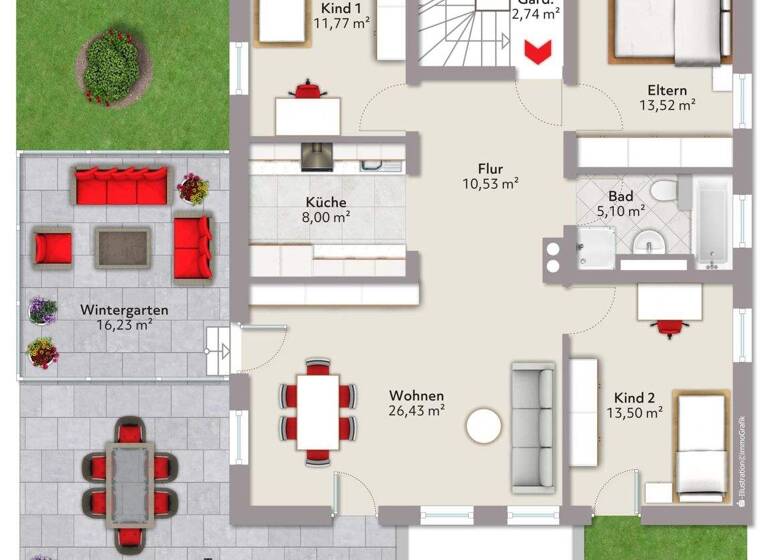 Wohnung zum Kauf 525.000 € 5 Zimmer 125 m² Finning 86923