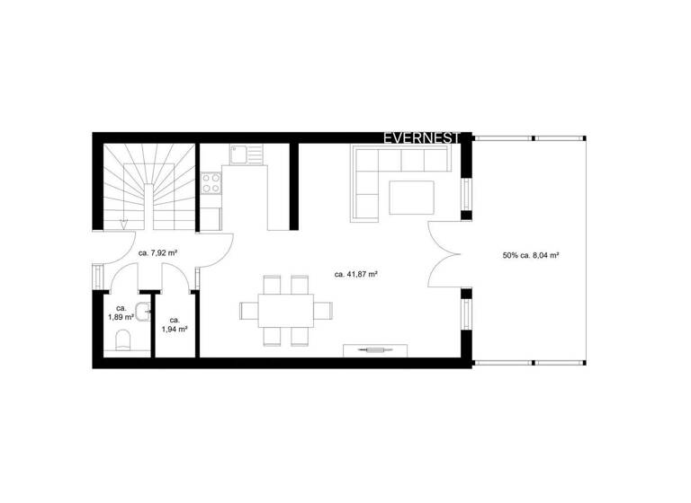 Terrassenwohnung zum Kauf - Erstbezug 319.000 € 3 Zimmer 103,7 m² Upleward Krummhörn 26736