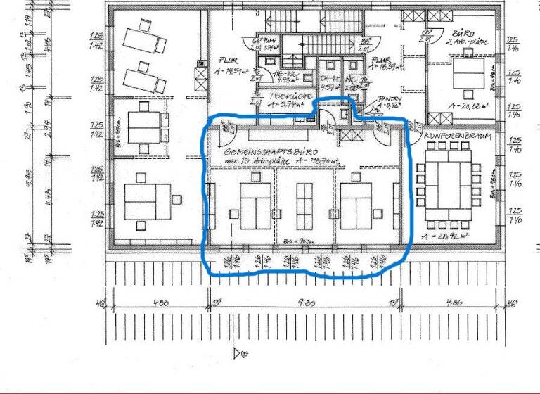 Bürofläche zur Miete provisionsfrei 11,70 € 1 Zimmer 60 m²<br/>Bürofläche Fischkai 57 Fischereihafen Bremerhaven 27572