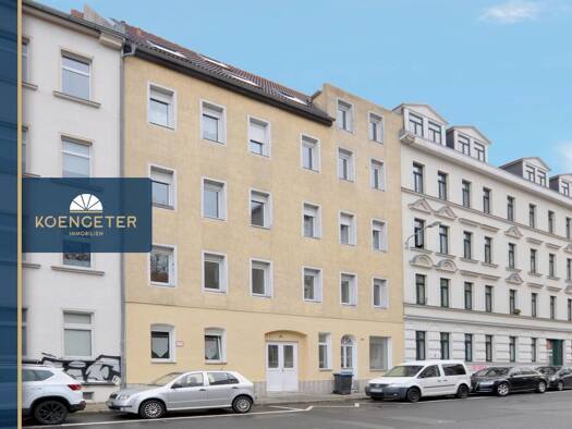 Wohnung zur Miete 549 € 2 Zimmer 45,4 m² 3. Geschoss Bennigsenstraße 24 Volkmarsdorf Leipzig 04315