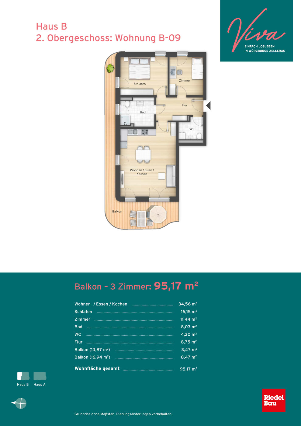 Wohnung zum Kauf provisionsfrei 589.000 € 3 Zimmer 95,2 m²<br/>Wohnfläche Zellerau Würzburg 97082