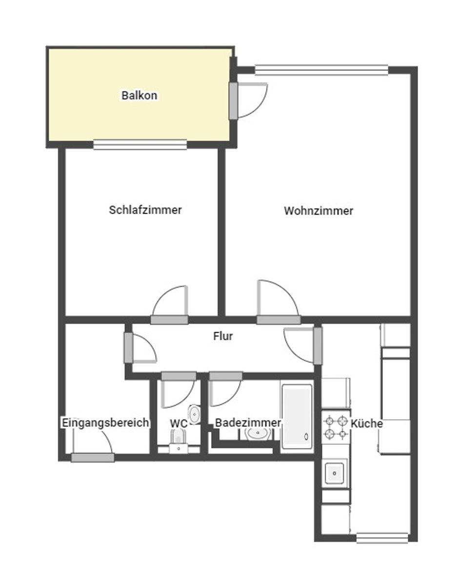 Wohnung zum Kauf 249.000 € 2 Zimmer 66,6 m²<br/>Wohnfläche EG<br/>Geschoss Stierstadt Oberursel (Taunus) 61440