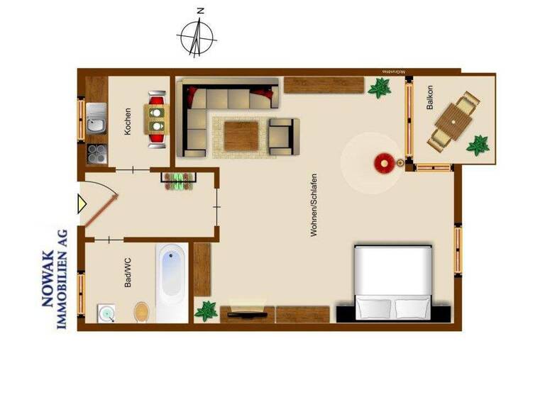 Wohnung zum Kauf provisionsfrei 135.000 € 1 Zimmer 40 m² 1. Geschoss Berchtesgaden 83471