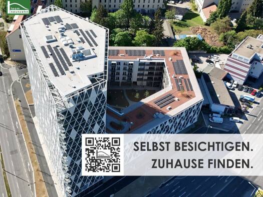 Wohnung zur Miete - Erstbezug 669 € 2 Zimmer 43,2 m² 13. Geschoss Kärntner Straße 1 Gries Graz 8020