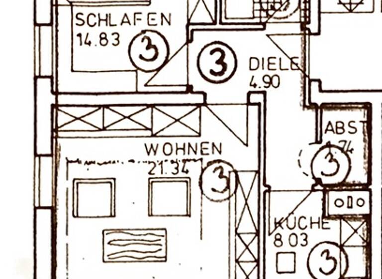 Wohnung zur Miete 510 € 2 Zimmer 57 m² Geschoss 1/3 frei ab sofort Innstadt Passau 94032