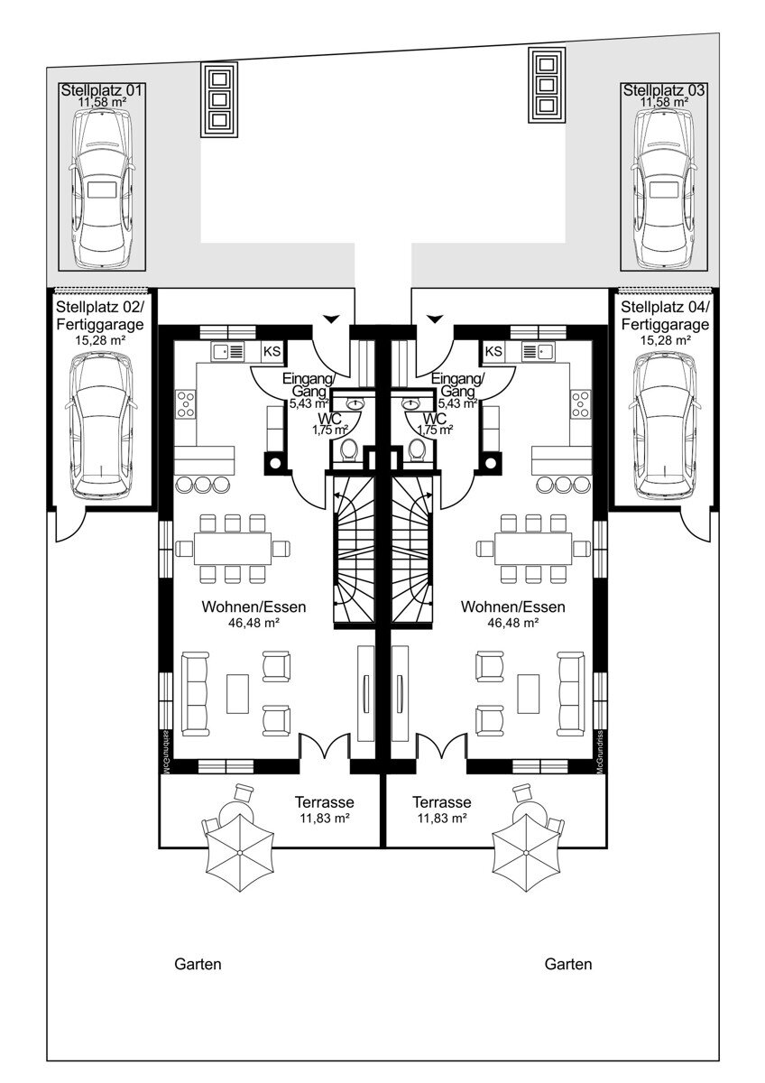 Doppelhaushälfte zum Kauf 1.595.000 € 6 Zimmer 175 m²<br/>Wohnfläche 413 m²<br/>Grundstück Riemerling Hohenbrunn 85521