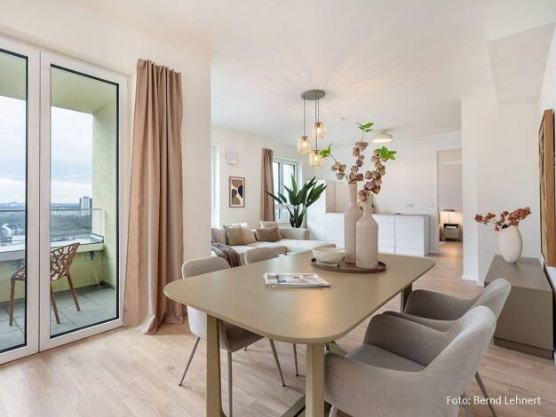 Wohnung zur Miete - Erstbezug 1.478 € 2 Zimmer 67,6 m² 11. Geschoss frei ab sofort Bonner Str. 168 Bayenthal Köln 50968