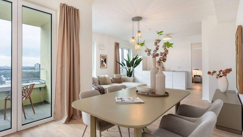 Wohnung zur Miete - Erstbezug 1.478 € 2 Zimmer 67,6 m² 11. Geschoss frei ab sofort Bonner Str. 168 Bayenthal Köln 50968