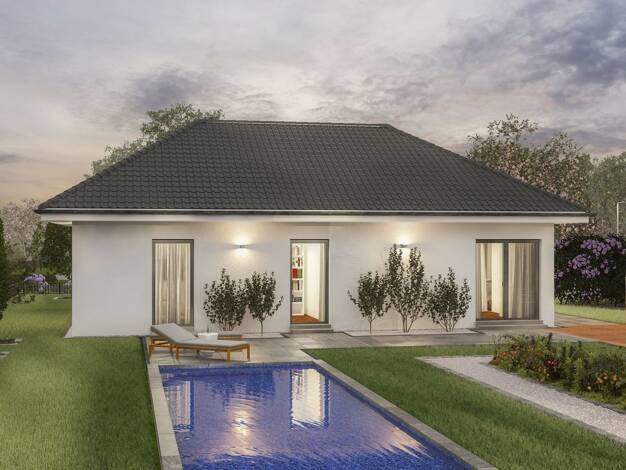 Bungalow zum Kauf 687.398 € 3 Zimmer 108 m² 500 m² Grundstück Ailingen Friedrichshafen 88048