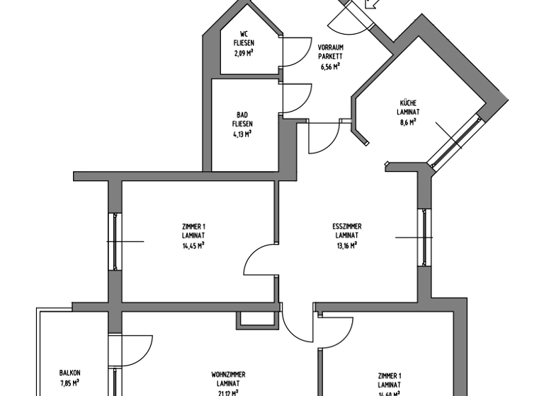 Wohnung zum Kauf 179.000 € 4 Zimmer 85 m² Fürstenfeld 8280