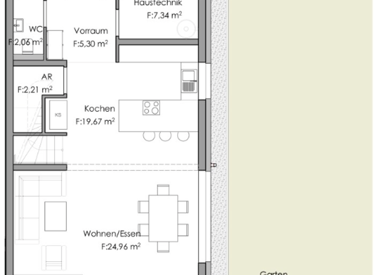 Doppelhaushälfte zum Kauf - Erstbezug 461.000 € 4 Zimmer 124,4 m² 346,4 m² Grundstück Horn 3580