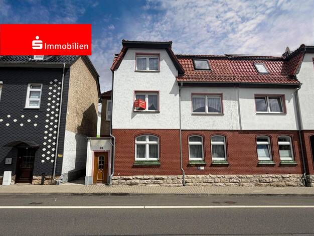 Doppelhaushälfte zum Kauf provisionsfrei 130.000 € 7 Zimmer 125 m² 358 m² Grundstück Schlotheim Schlotheim 99994