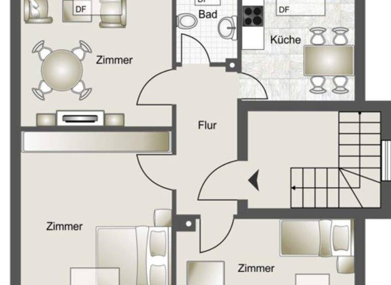 Wohnung zum Kauf 210.000 € 3 Zimmer 58 m² Feudenheim Mannheim / Feudenheim 68259