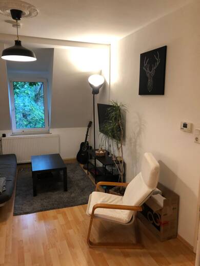 Wohnung zur Miete 550 € 2 Zimmer 45 m² Dachgeschoss, 3. Geschoss frei ab 01.07.2025 Lessingstr. 19 RG 3OGL Südstadt 31 Fürth 90763