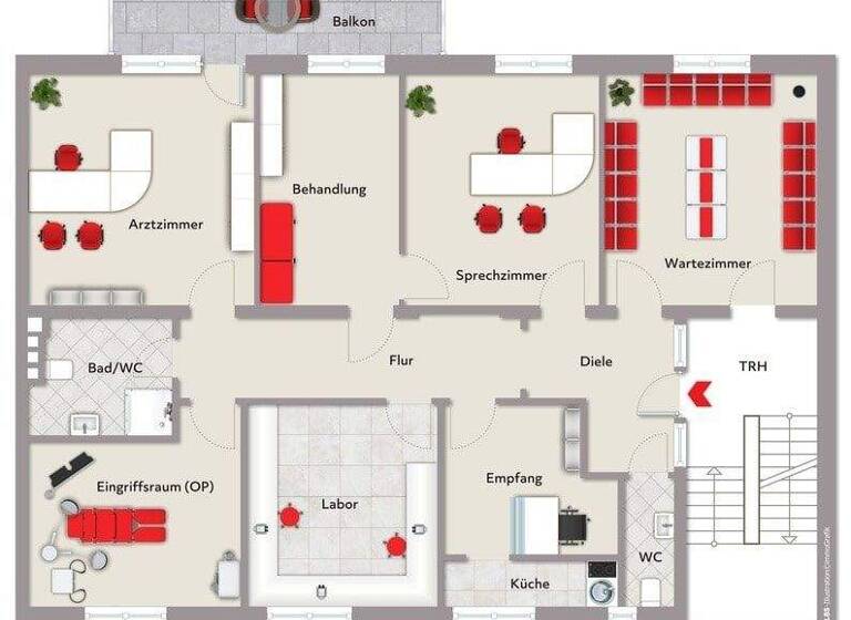 Büro zum Kauf 315.000 € 7 Zimmer Mittelfeld Lüneburg 21335