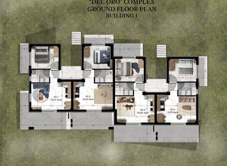 Studio zum Kauf 78.500 € 1 Zimmer 34,3 m² Sykia, Serres