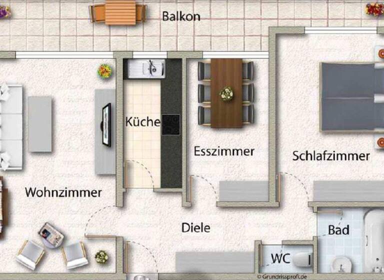 Wohnung zum Kauf provisionsfrei 279.000 € 3 Zimmer 74,7 m² 4. Geschoss Hohenstaufenstrasse 100 Stadtgebiet Göppingen 73033