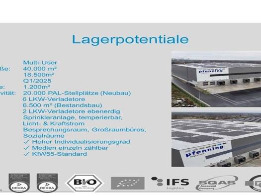 Halle/Industriefläche zur Miete provisionsfrei 20.000 m² Lagerfläche teilbar ab 500 m² Eichenstraße 2 Herzfelde Rüdersdorf bei Berlin 15378
