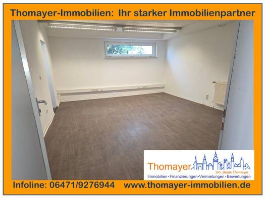Bürofläche zur Miete 7,74 € 2,5 Zimmer 38,7 m² Bürofläche Waldhausen Weilburg 35781